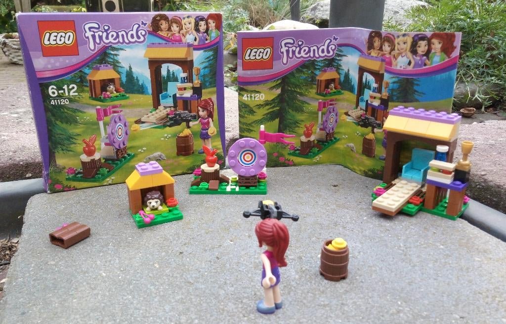 Legoset 41120: Avonturenkamp boogschieten. Compleet, Lego, Friends, Ophalen of Verzenden, Zo goed als nieuw