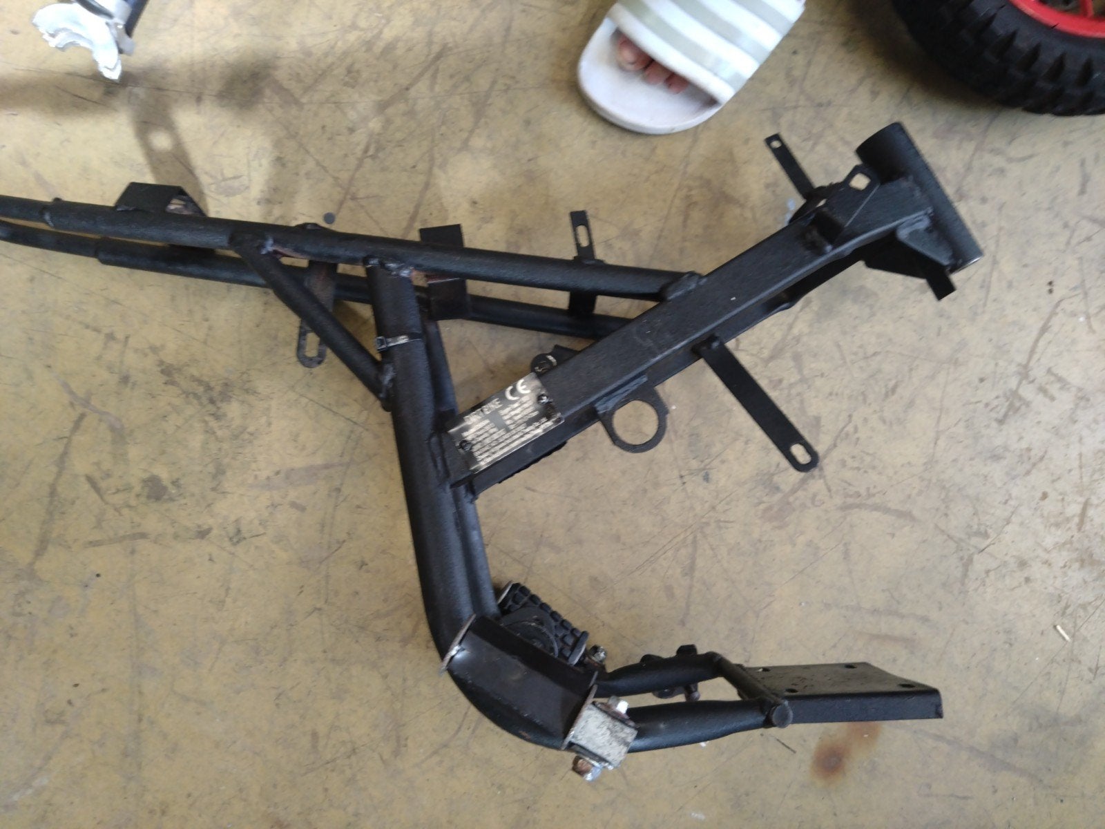minibike onderdelen - Frame, voorvork, wielen, Ophalen, Gebruikt