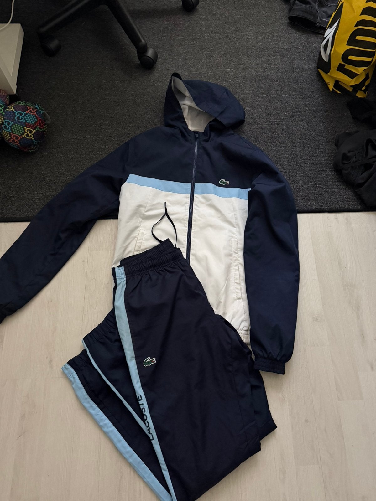 Lacoste trainingspak (orgineel), Kleding | Heren, Sportkleding, Ophalen, Blauw, Zo goed als nieuw, Voetbal