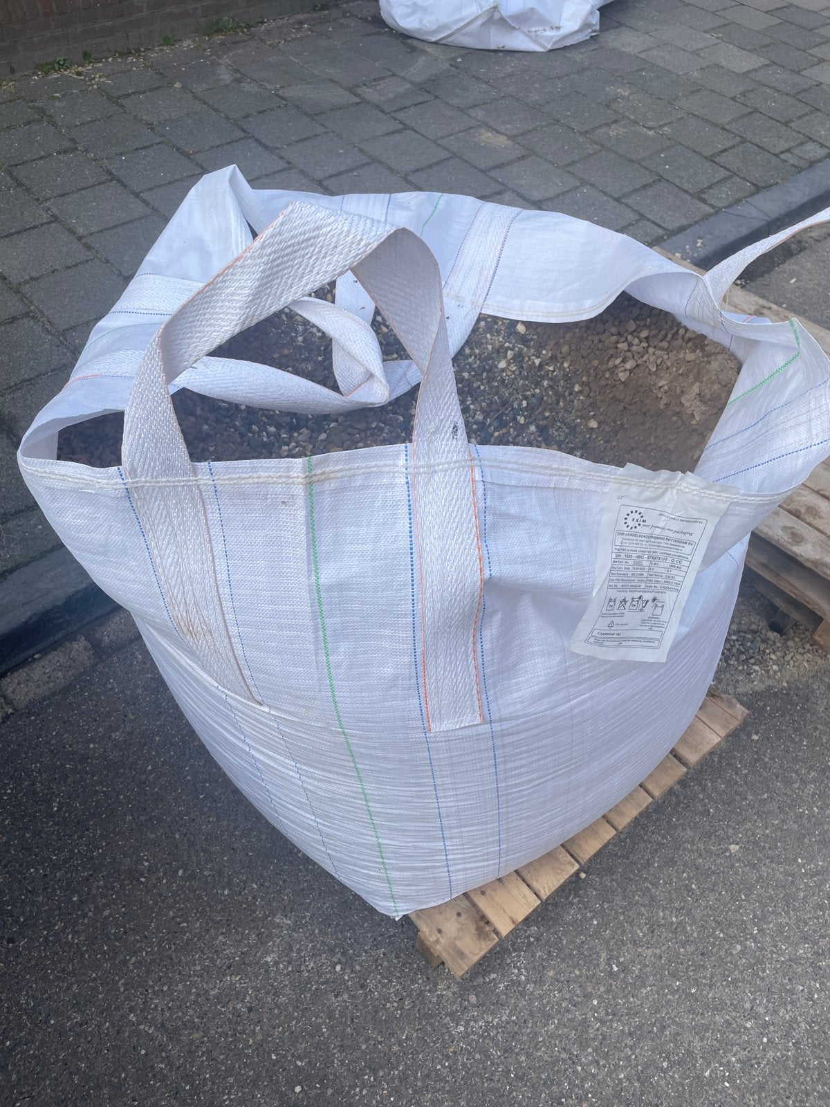 Padvast, grof, 1m3 - Gratis afhalen, Tuin en Terras, Zand, Ophalen, Gebruikt, Overige typen