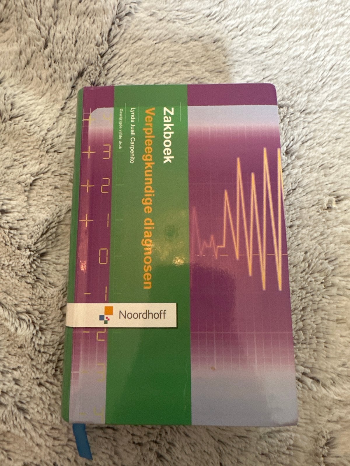 Zakboek Verpleegkundige diagnosen - Lynda Juall Carpenito, Boeken, Ophalen of Verzenden, Gamma, Zo goed als nieuw, HBO