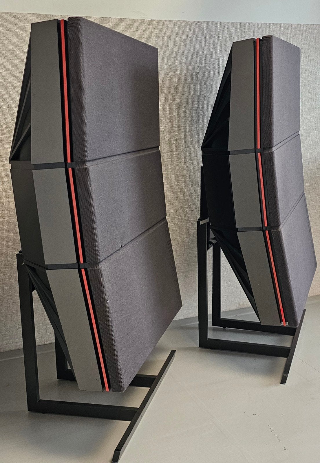 Bang & Olufsen Beovox RL60.2 speakers + standaarden + kabels, Inclusief standaarden, Gebruikt, Speakerset, Ophalen of Verzenden