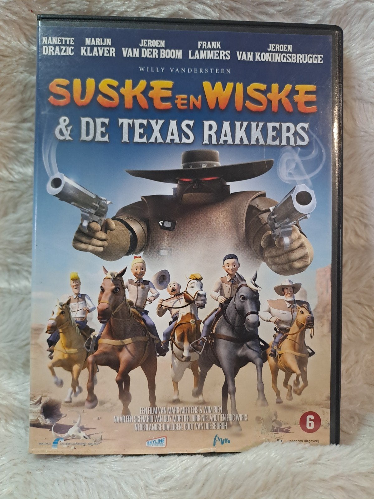 Suske en Wiske & De Texas Rakkers DVD, Gebruikt, Verzenden, Vanaf 6 jaar, Film