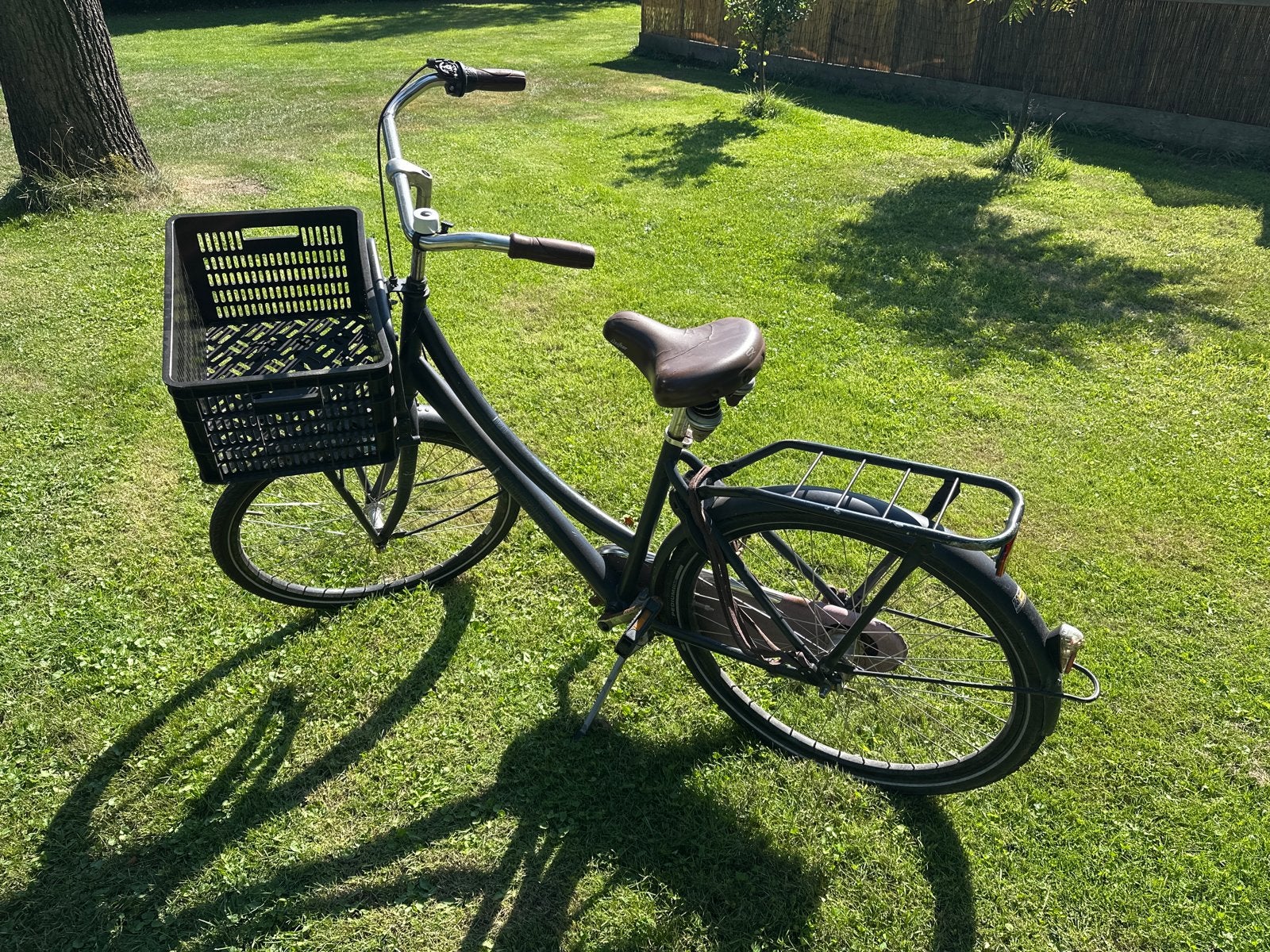 Cortina U4 Transportfiets 26 inch met voordrager, Terugtraprem, Gebruikt, 47 tot 50 cm, Versnellingen