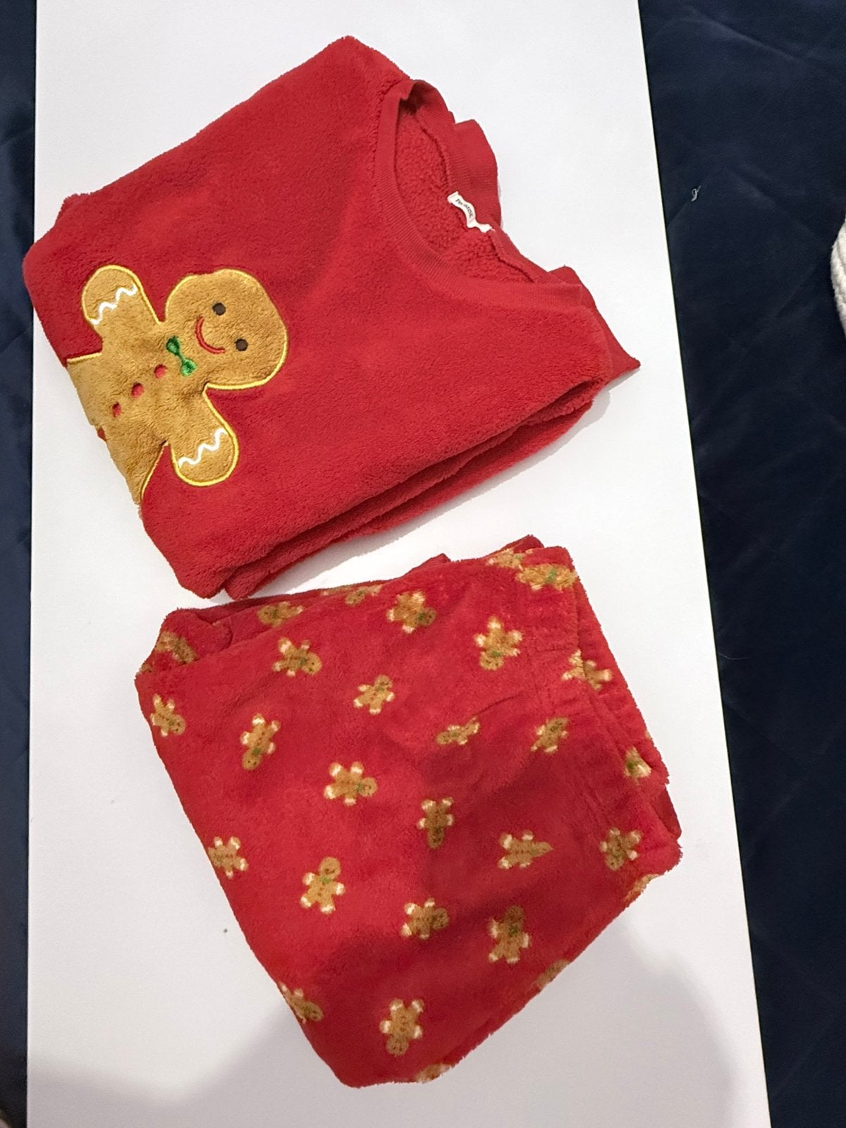 Winter kerst huispak of pyjama maat M ( staat in L), Kleding | Dames, Ophalen of Verzenden, Gedragen, Maat 38/40 (M), Rood