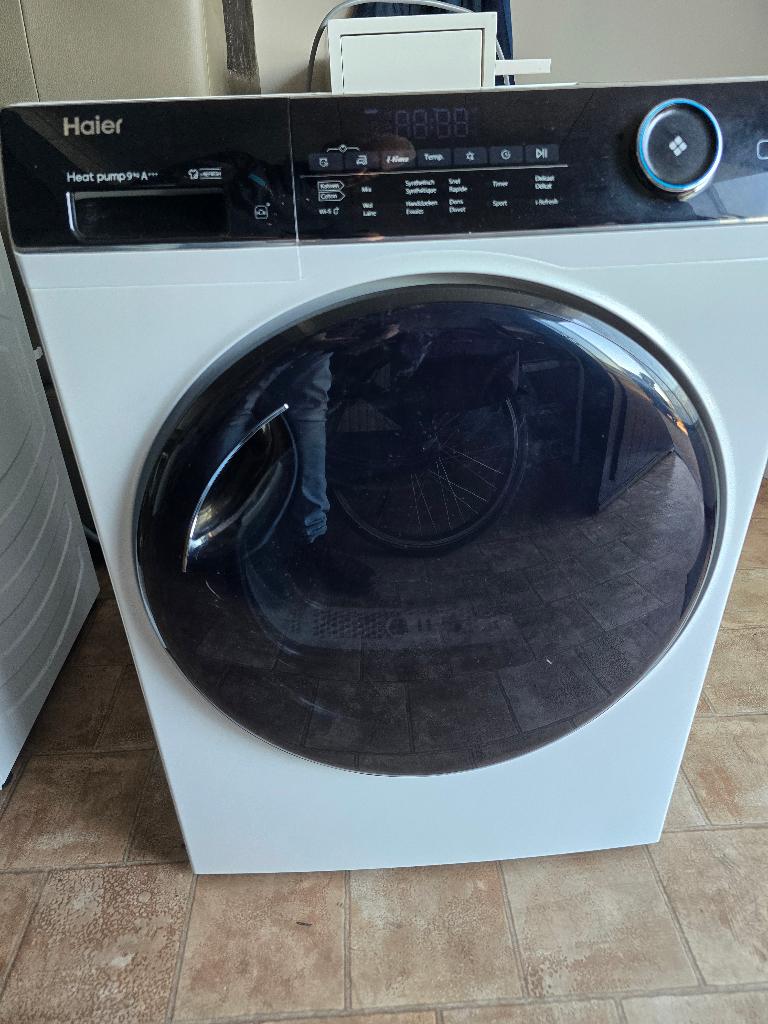 Droogkast Haier HD90-A3959 I-pro serie DEFECT!, Witgoed en Apparatuur, Ophalen, 8 tot 10 kg, 1600 toeren of meer, Energieklasse A of zuiniger