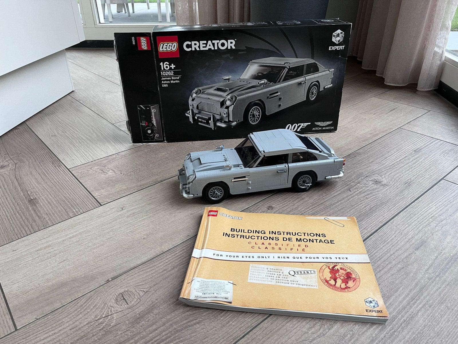 LEGO Creator Expert 10262 James Bond Aston Martin DB5, Lego, Ophalen of Verzenden, Zo goed als nieuw, Compleet