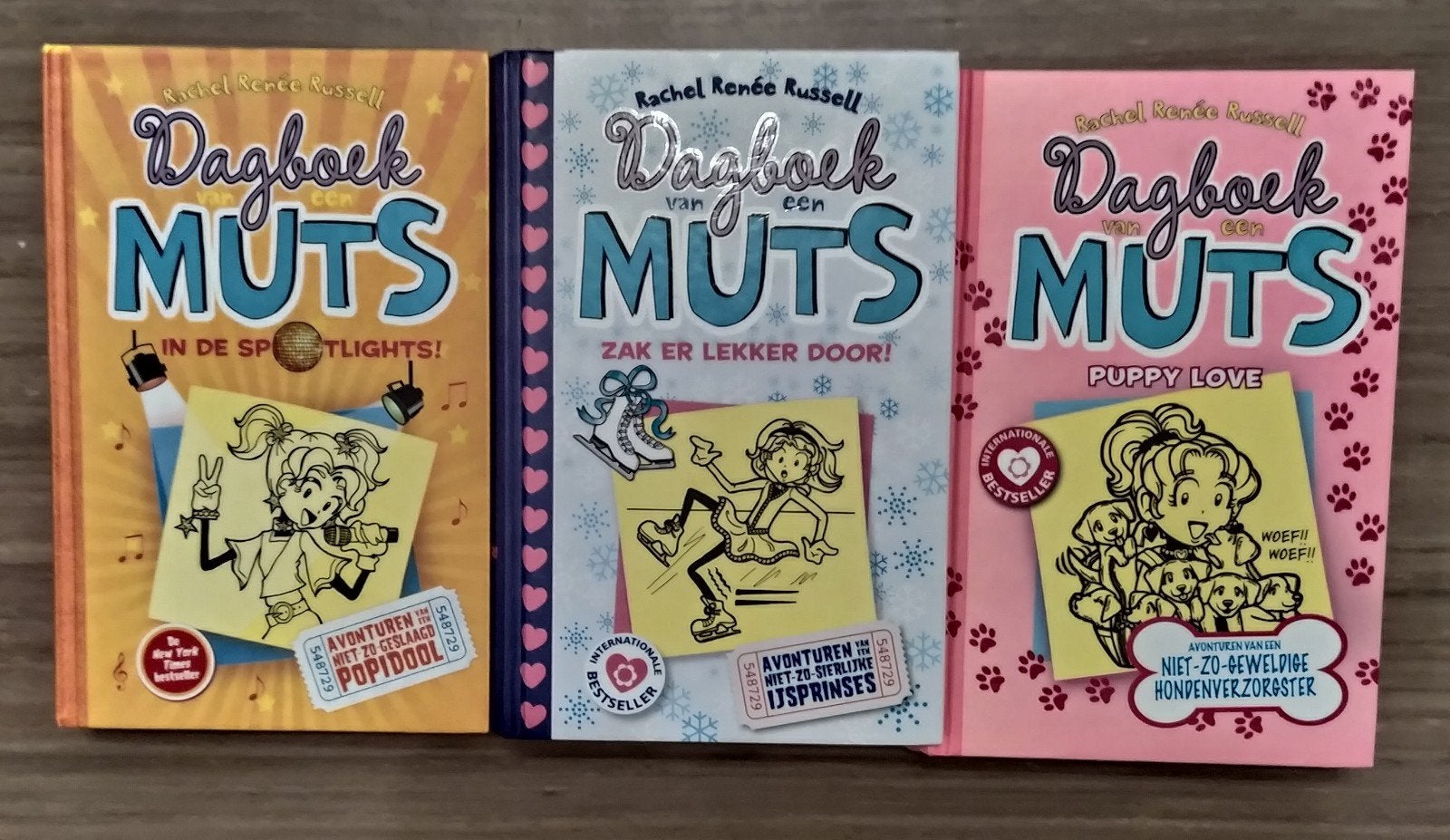 Dagboek van een Muts - 3 boeken, Boeken, Ophalen of Verzenden, Zo goed als nieuw, Rachel Renée Russell, Fictie