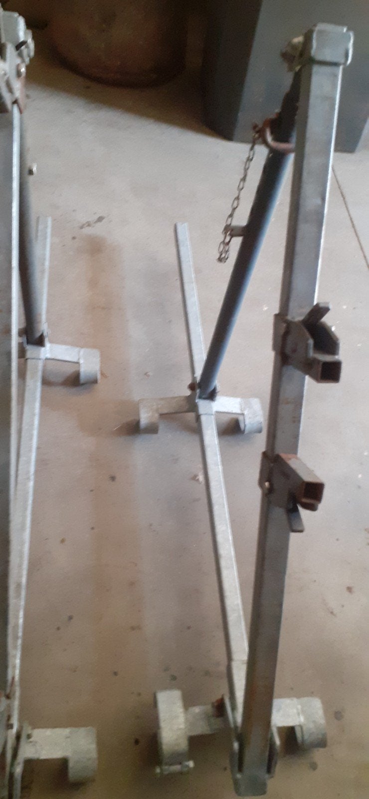 Daksteiger steunen - 2 stuks, Ophalen of Verzenden, Gebruikt, Overige typen, Minder dan 2 meter
