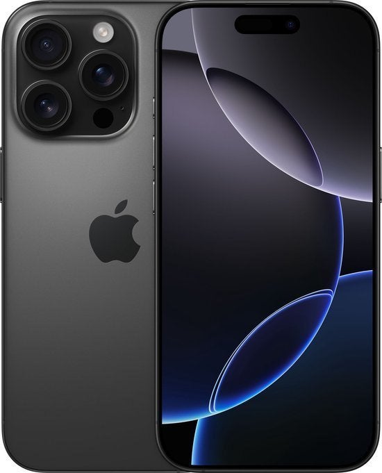 Apple IPhone 16 Pro 128GB COMPLEET + GARANTIE, IPhone 16 Pro, 128 GB, Zwart, Ophalen of Verzenden