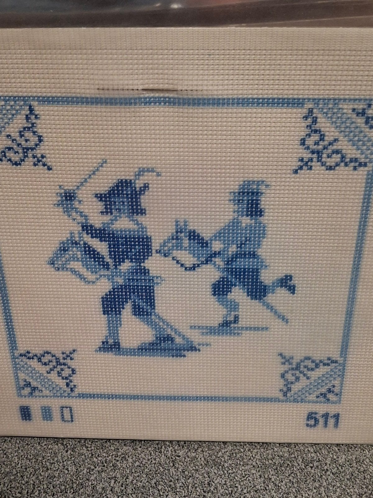 Borduurpakket compleet nieuw met DMC garen en stof, Ophalen of Verzenden, Nieuw, Handborduren, Borduurpakket