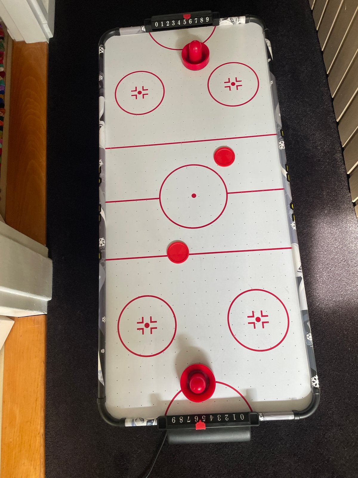 Airhockeytafel - Compleet met pucks en pushers, Hobby en Vrije tijd, Een of twee spelers, Ophalen of Verzenden, Gebruikt