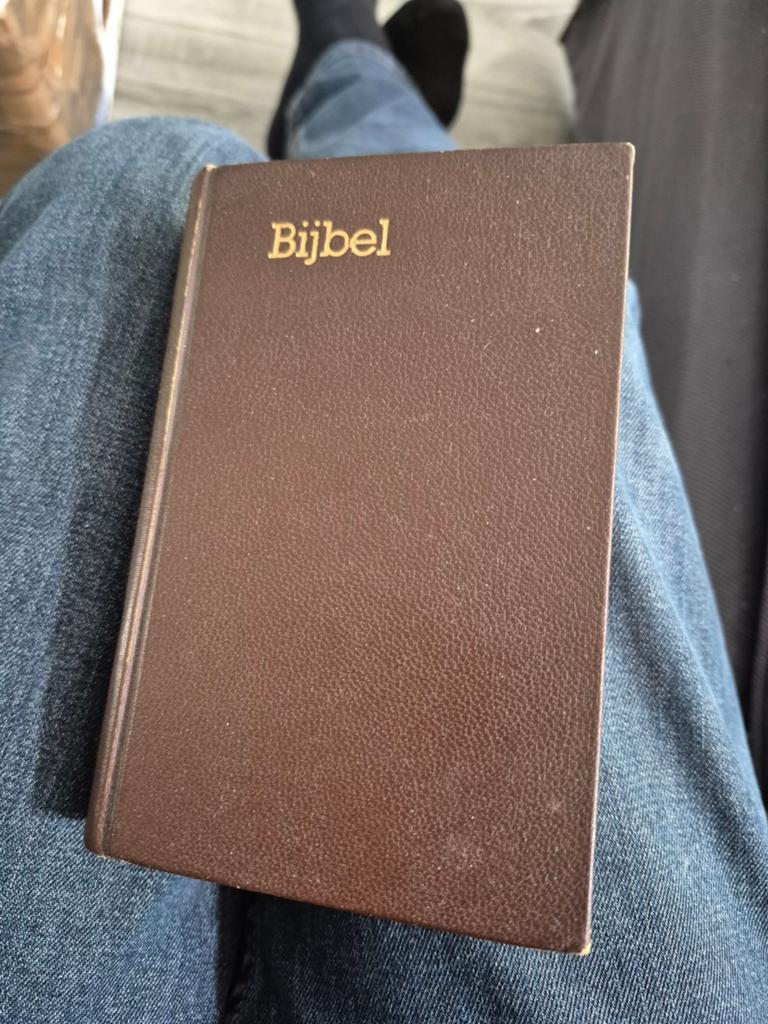 Kleine Bijbel met gouden bladzijden, Antiek en Kunst, Antiek | Boeken en Bijbels, Ophalen of Verzenden, Diverse