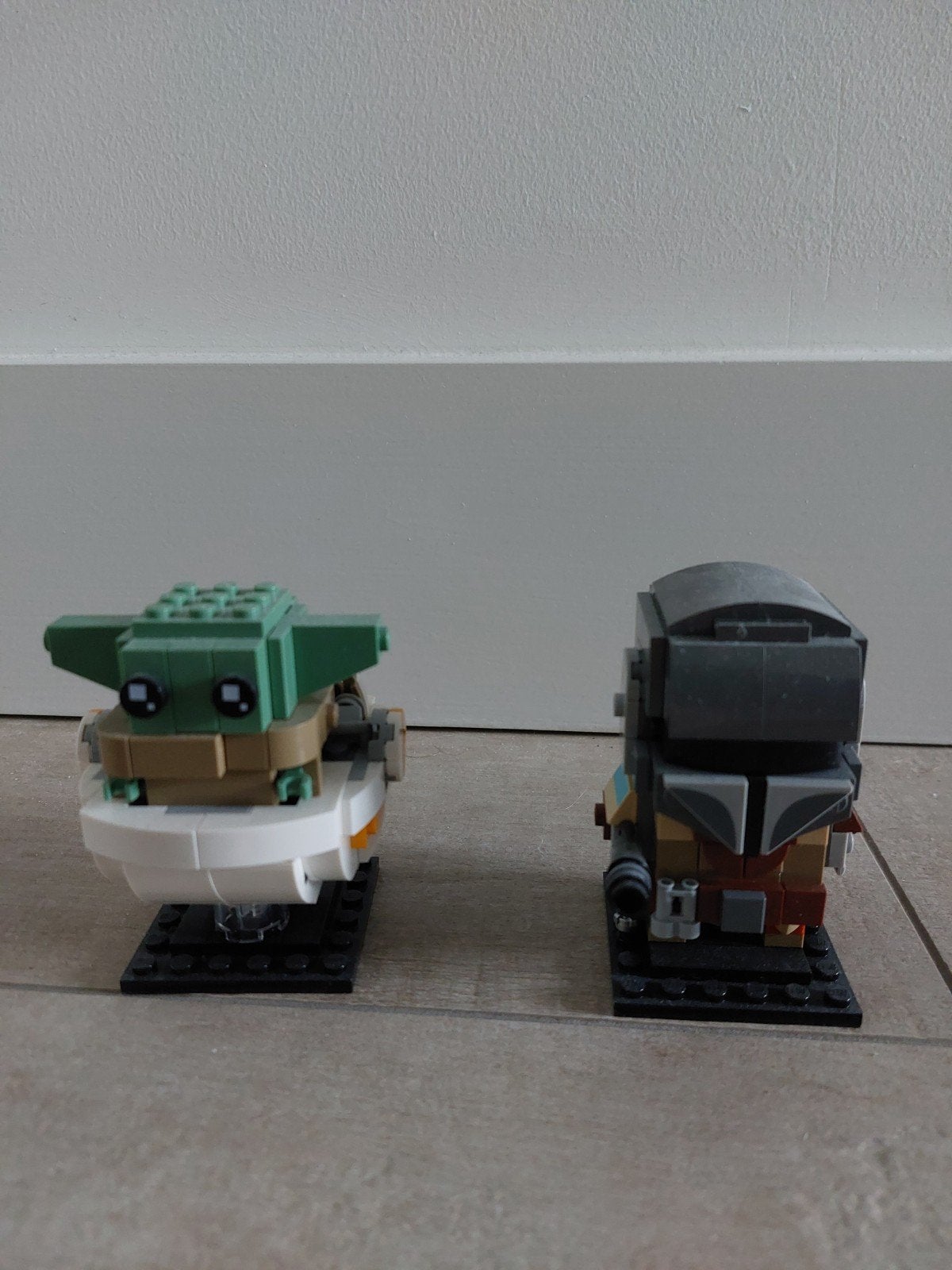 Lego Star Wars Brickheadz 75317 De Mandalorian en kind, Ophalen of Verzenden, Zo goed als nieuw