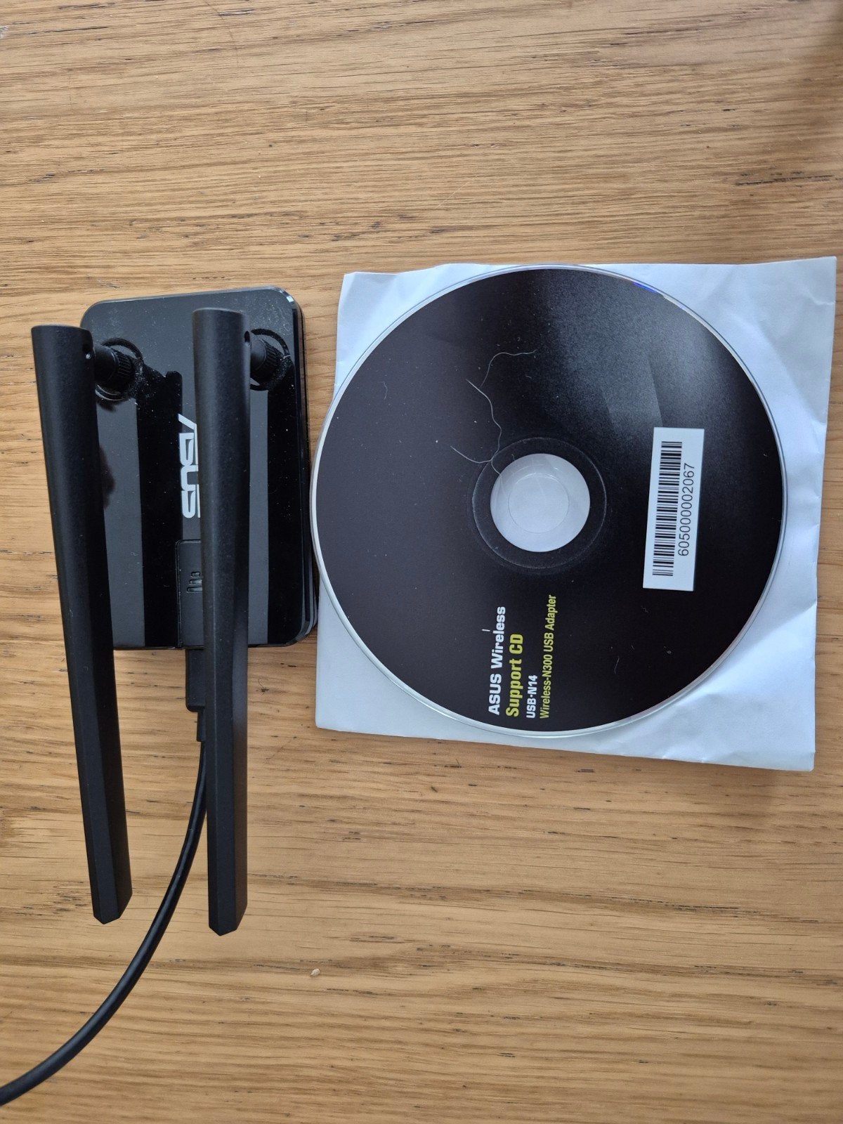 ASUS Wireless N-300 USB Adapter (USB-N14), Ophalen of Verzenden, Gebruikt, ASUS