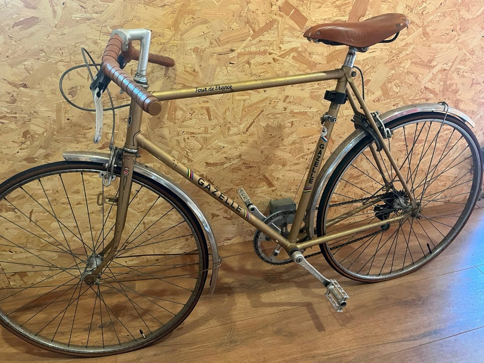 Gazelle jaren 70 race fiets, 59 cm of meer, Ophalen