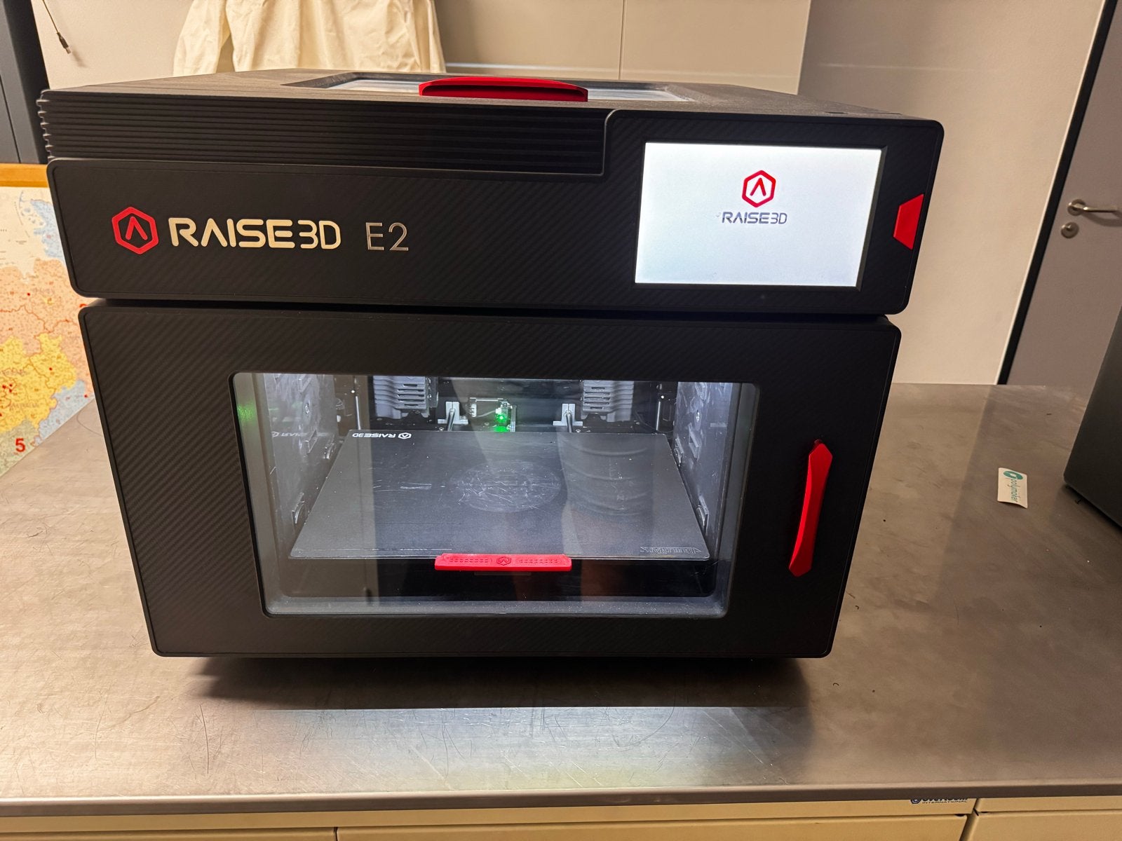 Raise3D E2 3D-printer dubbele kop, Ophalen, Gebruikt, Ingebouwde Wi-Fi, Filament