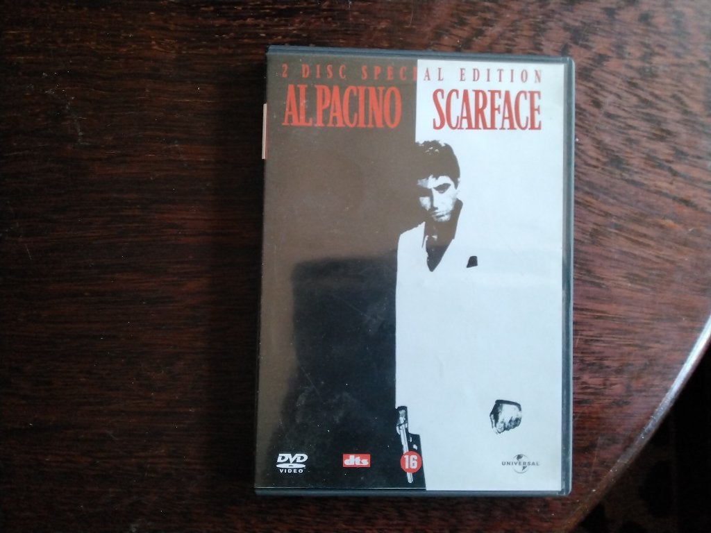 Scarface, 2disk, origineel, Engels, Vanaf 16 jaar, Nederlands, Actiethriller