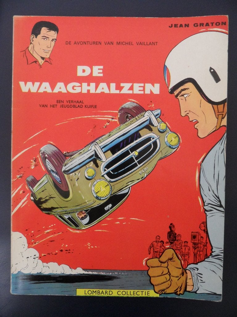 Michel Vaillant. De Waaghalzen Herdruk. Helmond., Eén stripboek, Ophalen of Verzenden, Gelezen