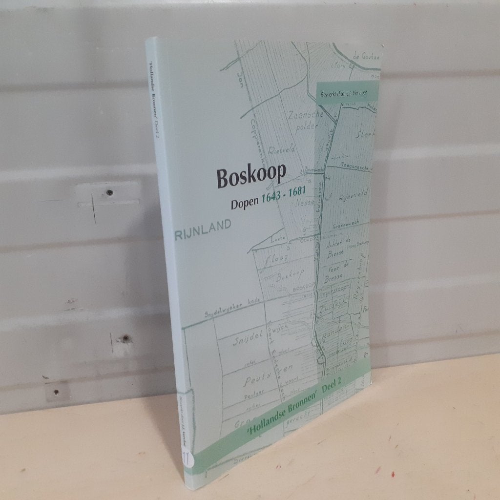 Nr. 77 J.J. Vervloet, Hollandse Bronnen, deel 2, Boskoop, Ophalen of Verzenden, Zo goed als nieuw, Vervloet, J.J.