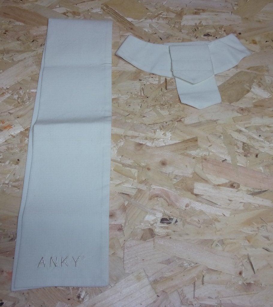 Anky plastron stropdas beige wedstrijd, Dieren en Toebehoren, Paardrijkleding, Overige merken, Nieuw, Ophalen of Verzenden, Beige