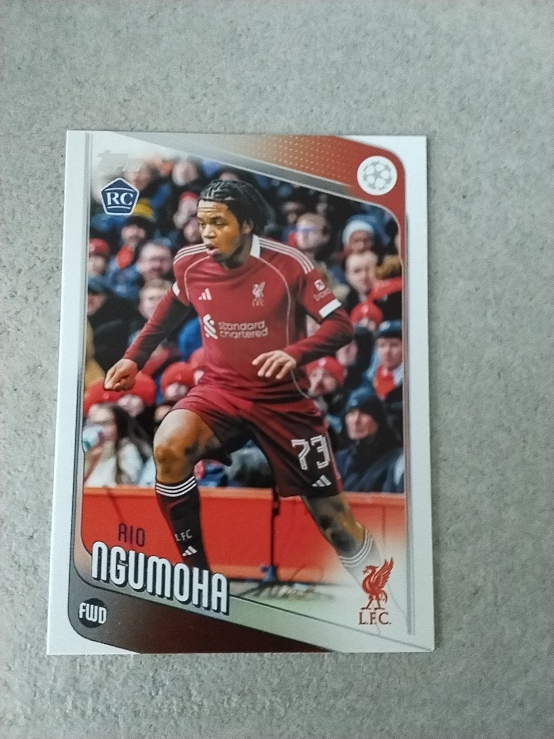 Rio Ngumoha Liverpool FC Topps Champions League Plaatje, Ophalen of Verzenden