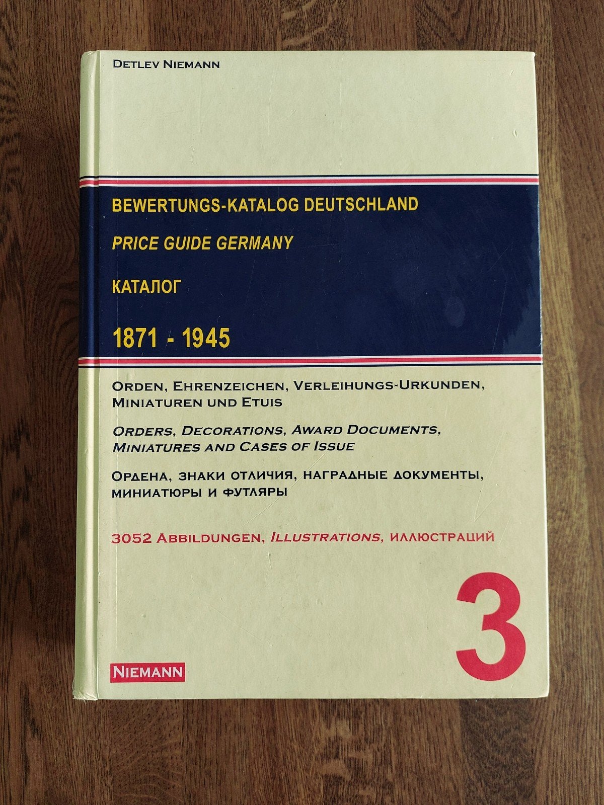 Detlev Niemann catalogus 3 militaria medaille, orden, speld, Verzenden, Landmacht, Duitsland, Boek of Tijdschrift