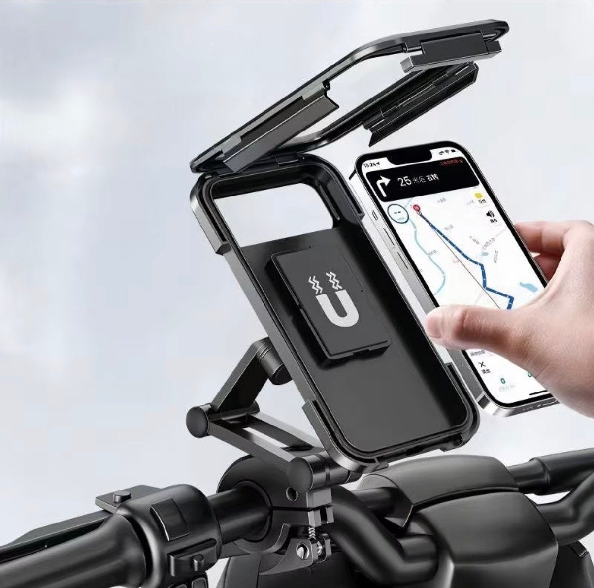 Waterdichte telefoonhouder fiets – 360 draaibaar, Verzenden, Nieuw, Fiets