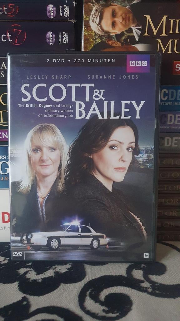 Scott & Bailey DVD - Britse misdaadserie (270 min), Vanaf 16 jaar, Ophalen of Verzenden, Gebruikt, Drama