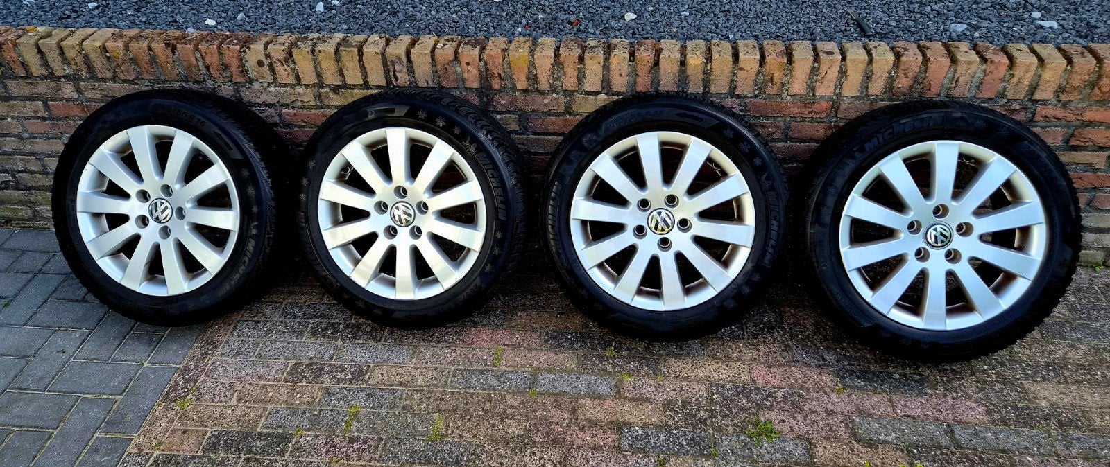Volkswagen Passat winterbanden / velgen 205/55 R16 91T, Ophalen, Gebruikt
