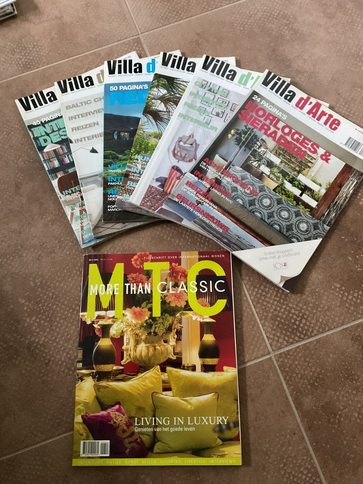 2x VT wonen, 6x Villa d’Arte, 1x More than classic, Boeken, Ophalen of Verzenden, Zo goed als nieuw, Overige typen