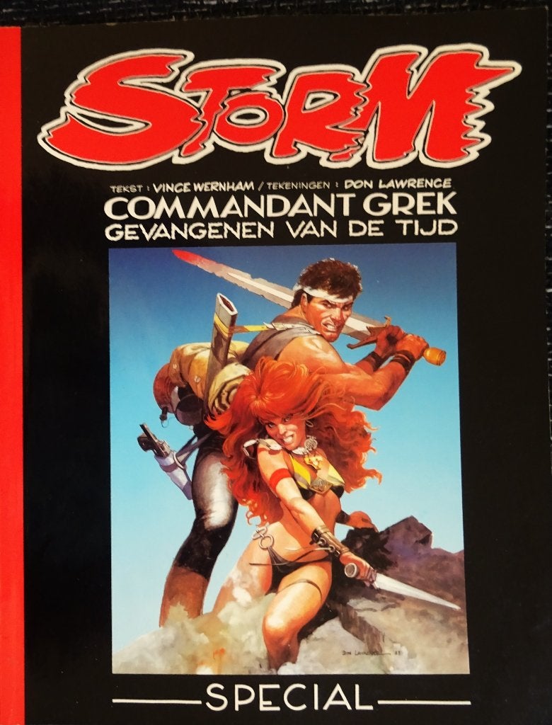 STORM Special: Commandant GREK - Gevangenen van de tijd, Eén stripboek, Ophalen of Verzenden, Zo goed als nieuw, Don Lawrence