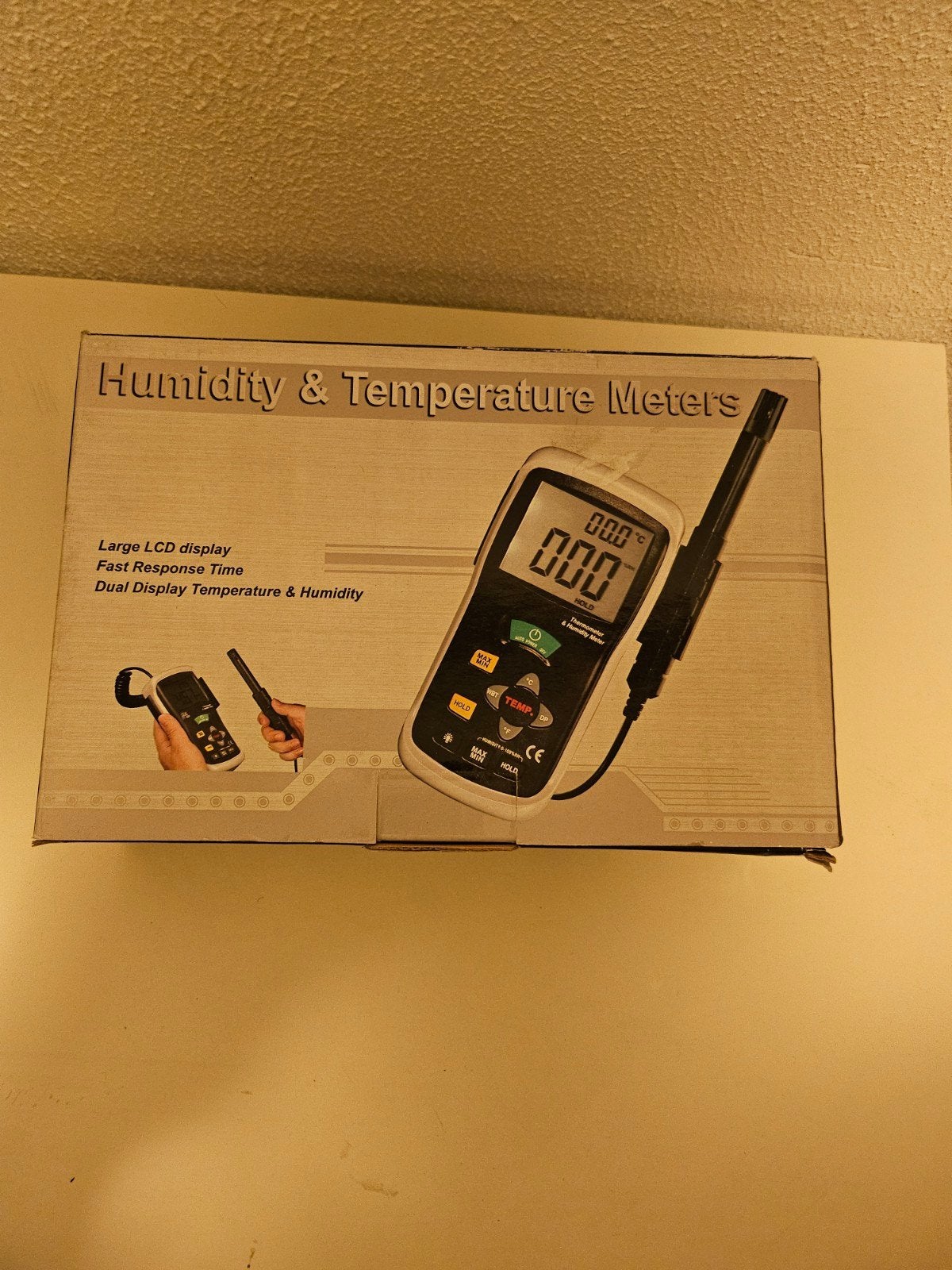 CEM DT-625 Professionele Thermo hygrometer, Nieuw in Doos, Doe-het-zelf en Verbouw, Ophalen of Verzenden, Nieuw, Temperatuur