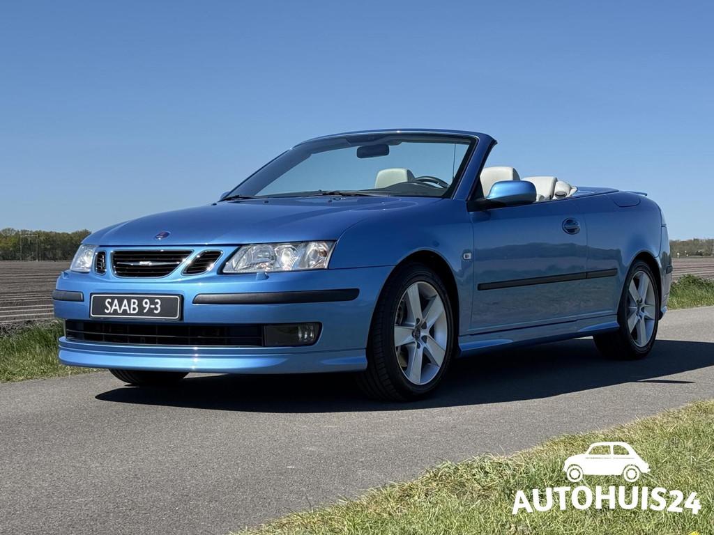 Saab 9-3 Cabrio 2.8 V6 T Aero bj2007 250PK NL-AUTO!, Voorwielaandrijving, Gebruikt, Beige, Bedrijf