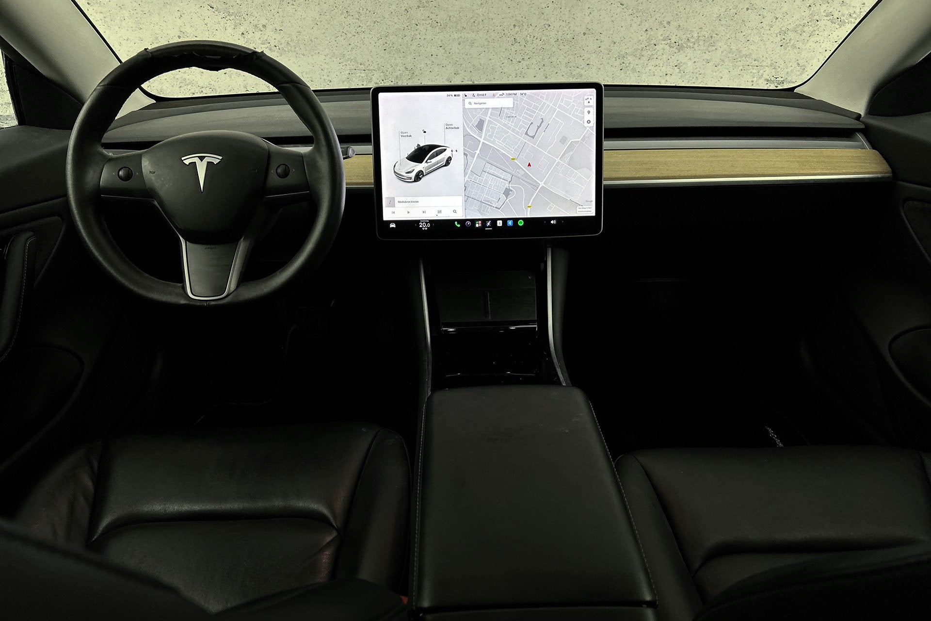 Tesla Model 3 Long Range AWD 75 kWh | S.O.H. 90% | Lederen b, Automaat, Wit, 351 pk, Vierwielaandrijving