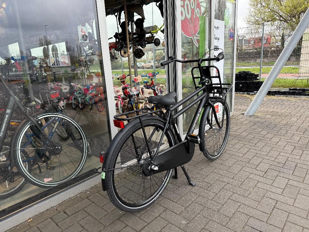 FIETSMASTER CORTINA U4 28 INCH HEREN 50 CM NEXUS 3 MAT ZWART, Overige merken, Versnellingen, Nieuw, 49 tot 53 cm