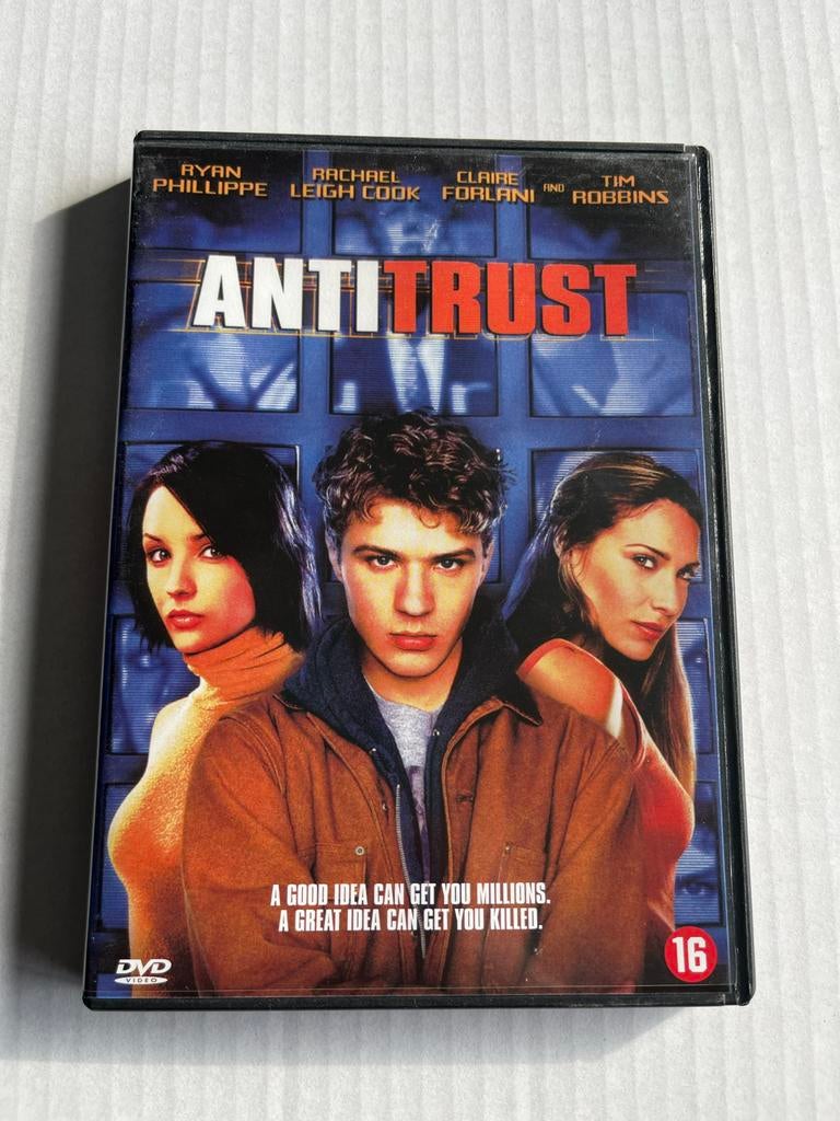 Antitrust DVD - Ryan Phillippe, Vanaf 16 jaar, Ophalen of Verzenden, Gebruikt, Actiethriller