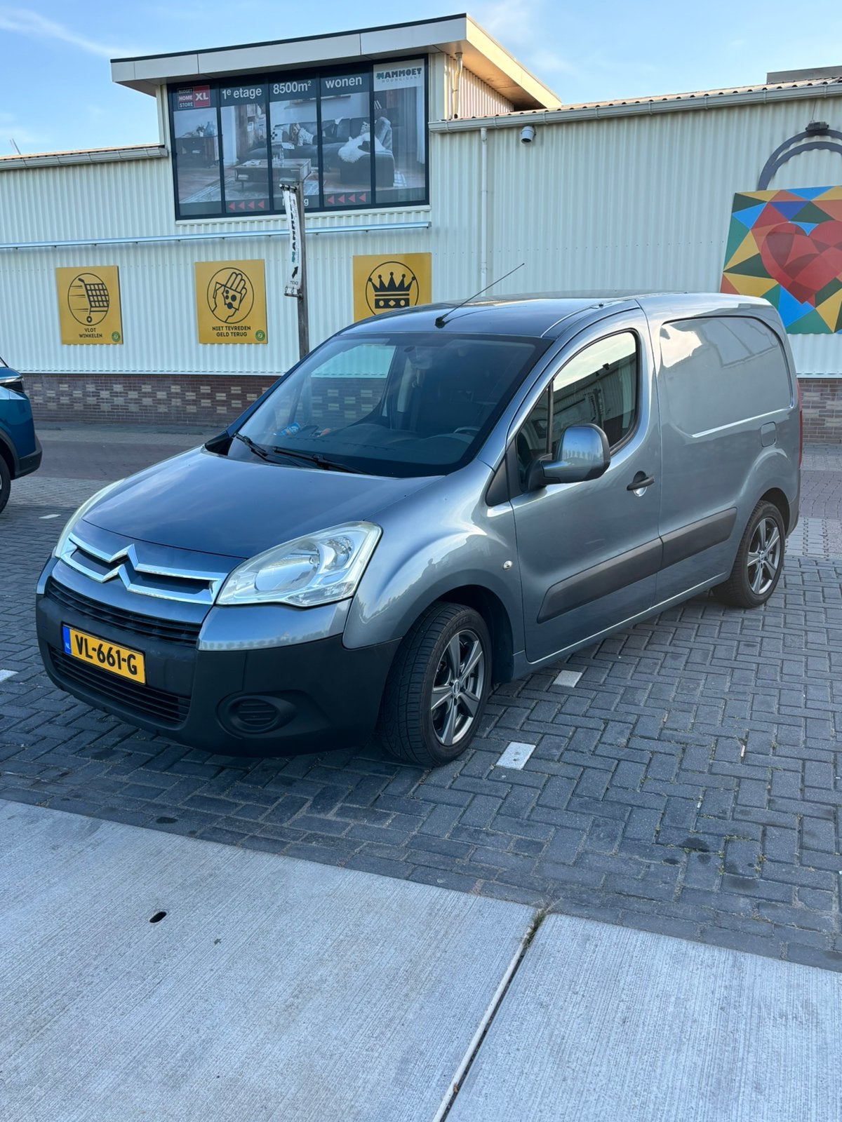 Citroën berlingo benzine 2009, Auto's, Bestelauto's, Citroën, 1587 cc, Geïmporteerd, 750 kg