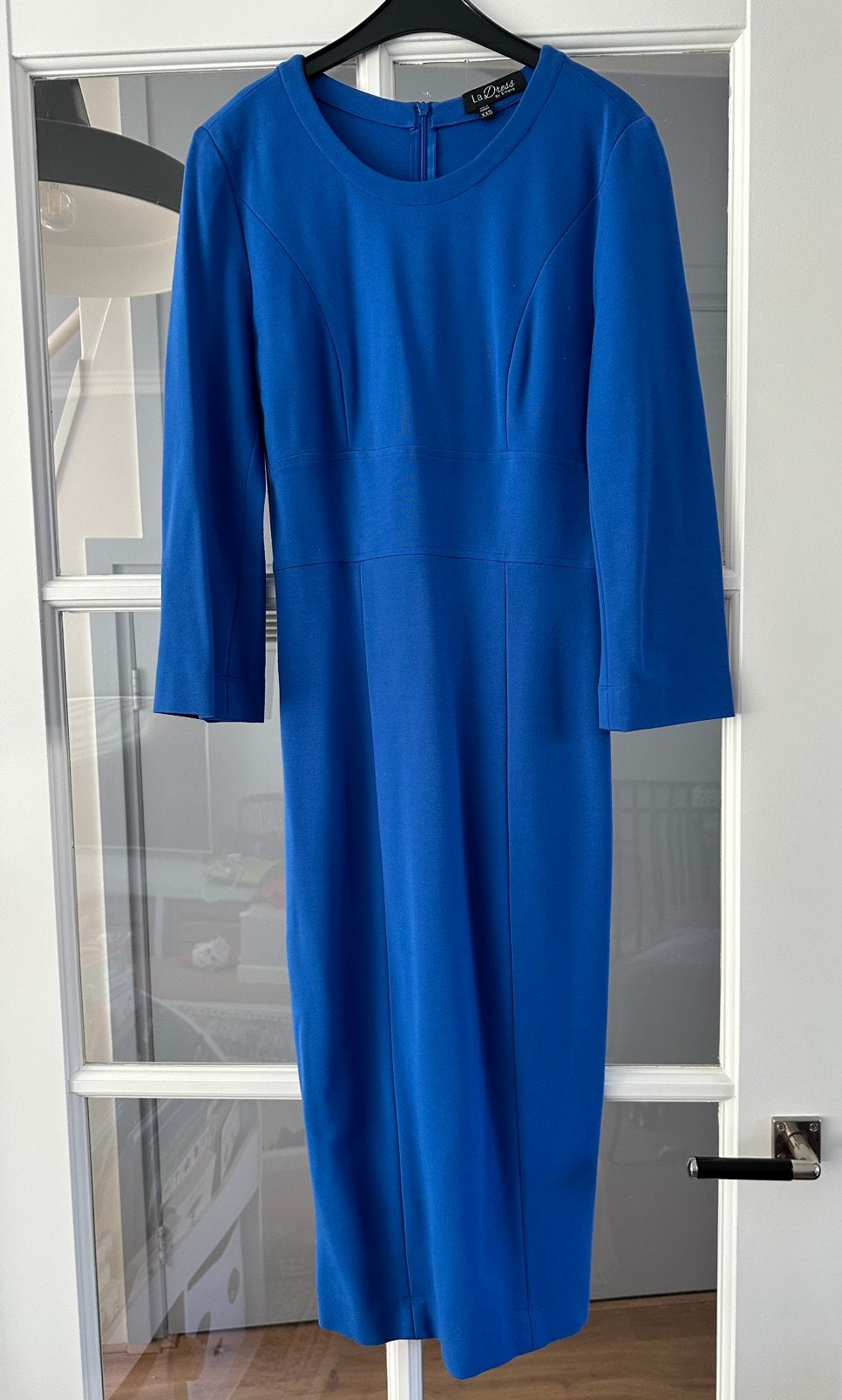 Nieuwe blauwe jurk LaDress maat XXS / XS, Kleding | Dames, Blauw, Nieuw, Ophalen of Verzenden, Maat 34 (XS) of kleiner