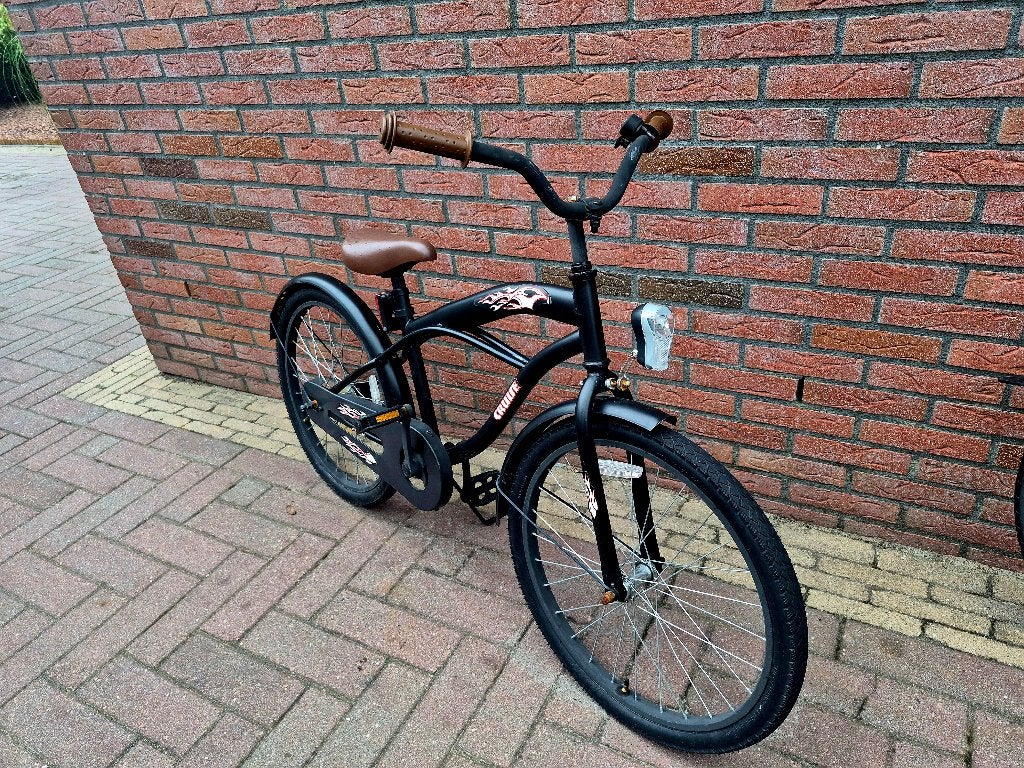 Jongens fiets 22 inch, Fietsen en Brommers, Ophalen, Gebruikt, Terugtraprem, 22 inch