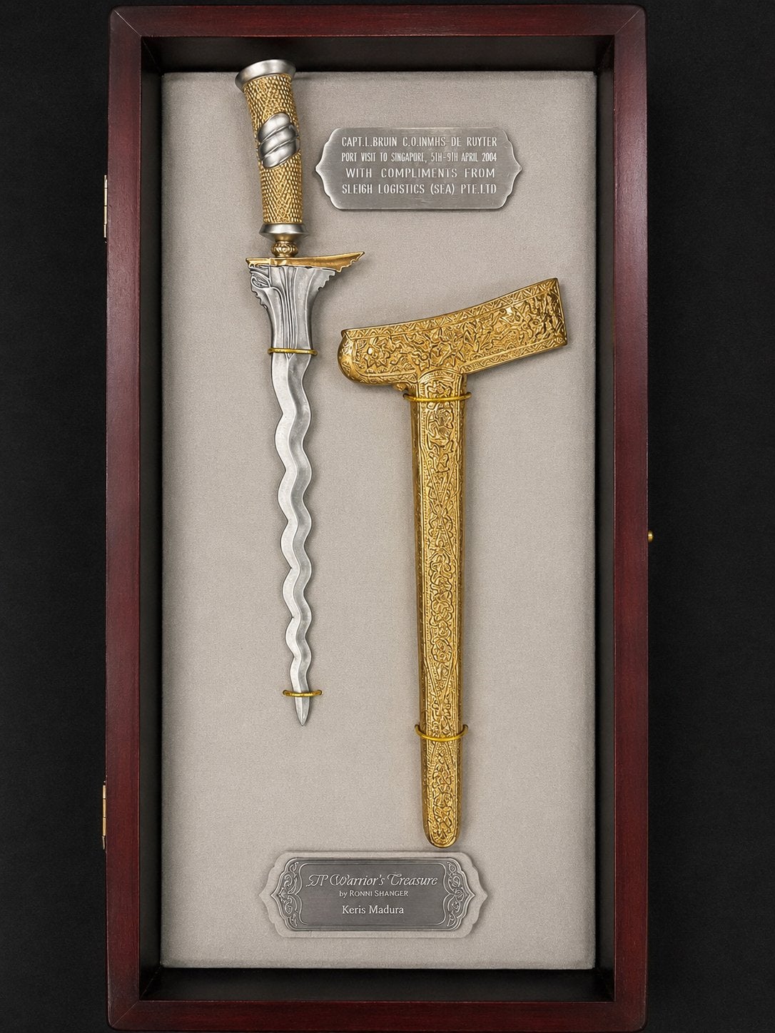 Keris Madura: Relatiegeschenk HRMS de Ruyter, Ophalen of Verzenden, Zo goed als nieuw