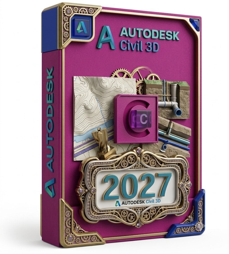 Autodesk Civil 3D 2027 volledige Versie, Ophalen, Nieuw, Windows