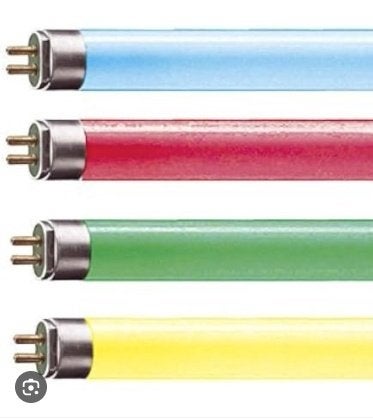 gekleurde traditionele TL's, Gebruikt, Osram, Overige fittingen, TL-buis