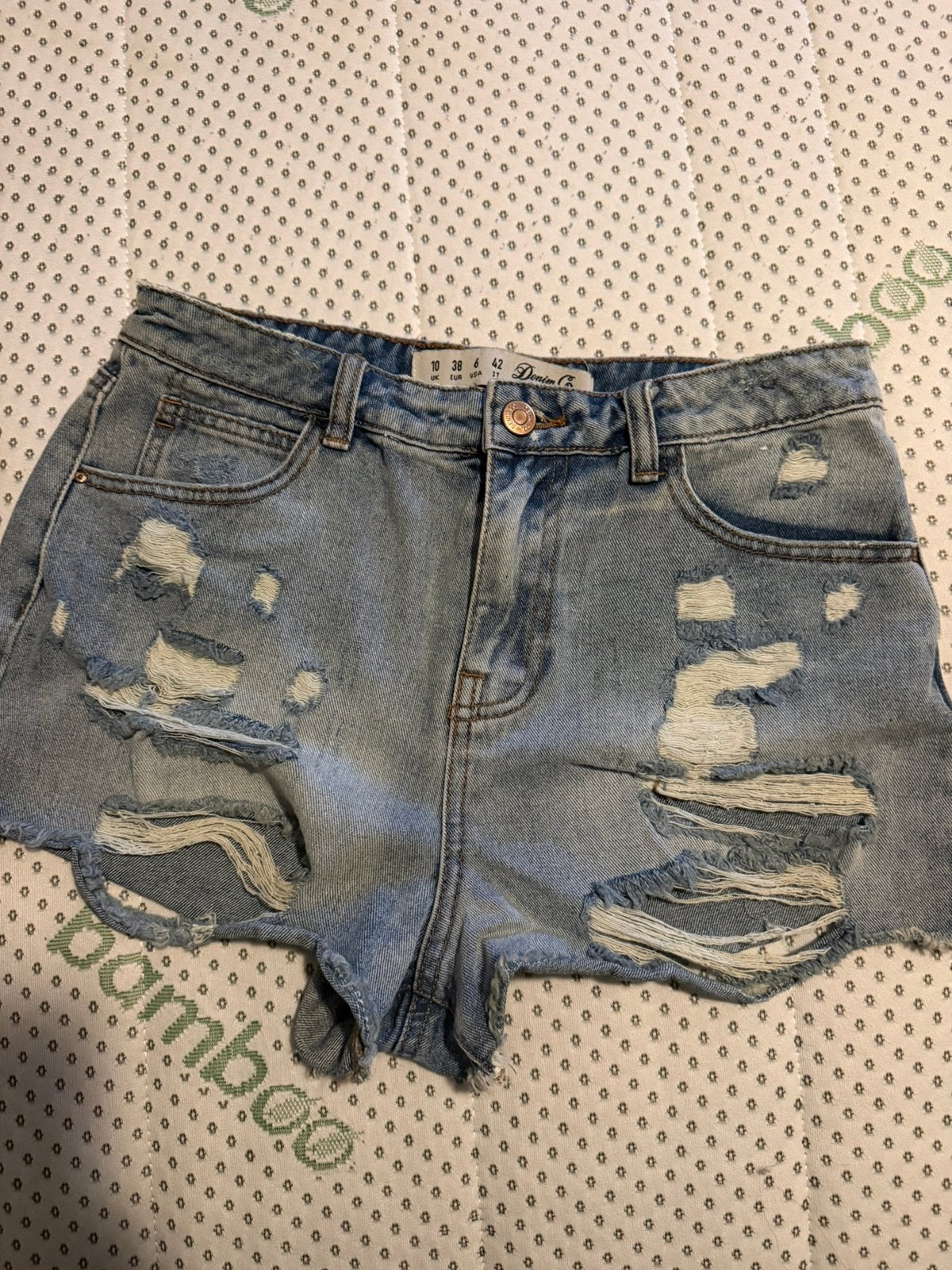 Spijker short, Verzenden, Zo goed als nieuw, Blauw, W28 - W29 (confectie 36)