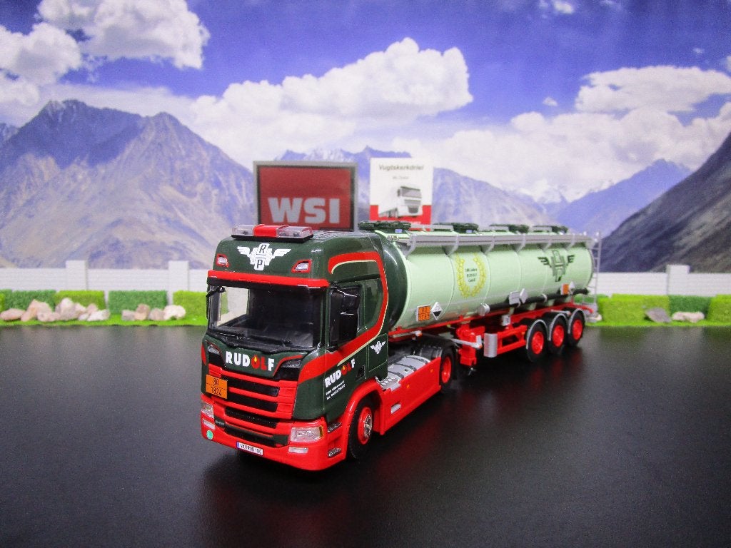 wsi 01-4073 rudolf gmbh scania r highline, Hobby en Vrije tijd, Modelauto's | 1:50, Ophalen, Nieuw, Bus of Vrachtwagen, Wsi