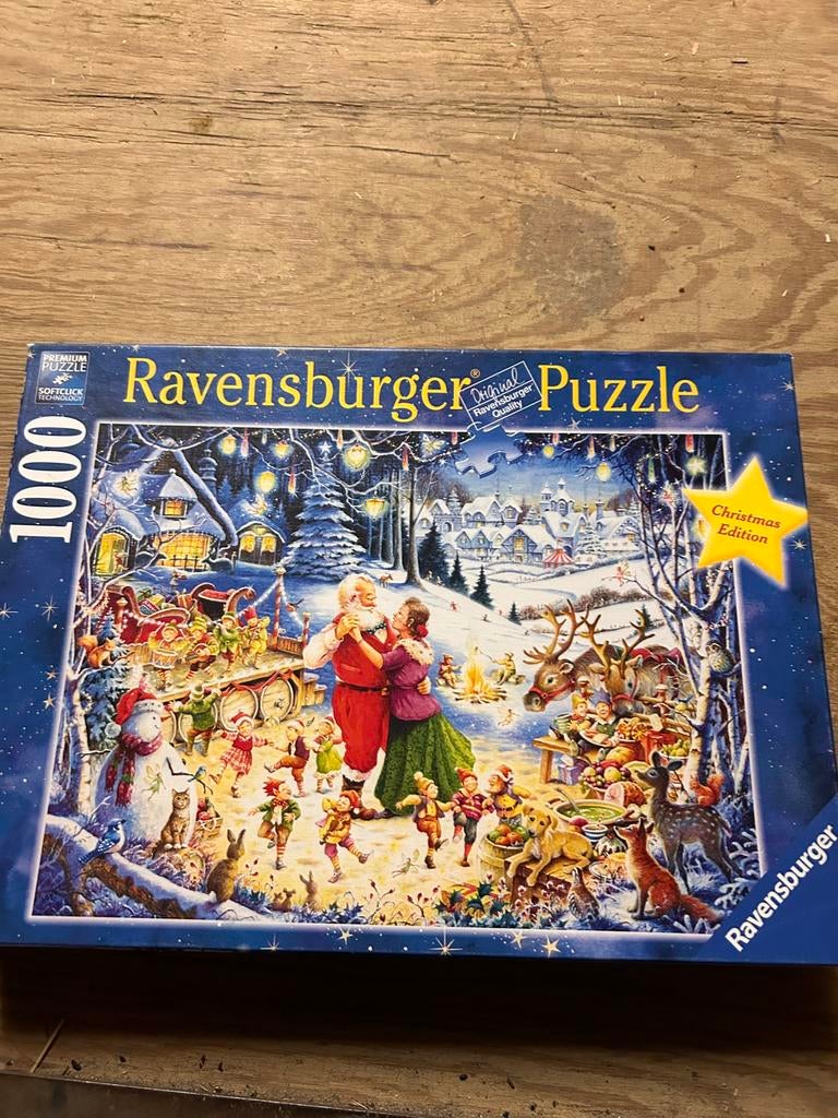 Ravensburger kerstpuzzel van 1000 stukjes no 197651, Ophalen of Verzenden