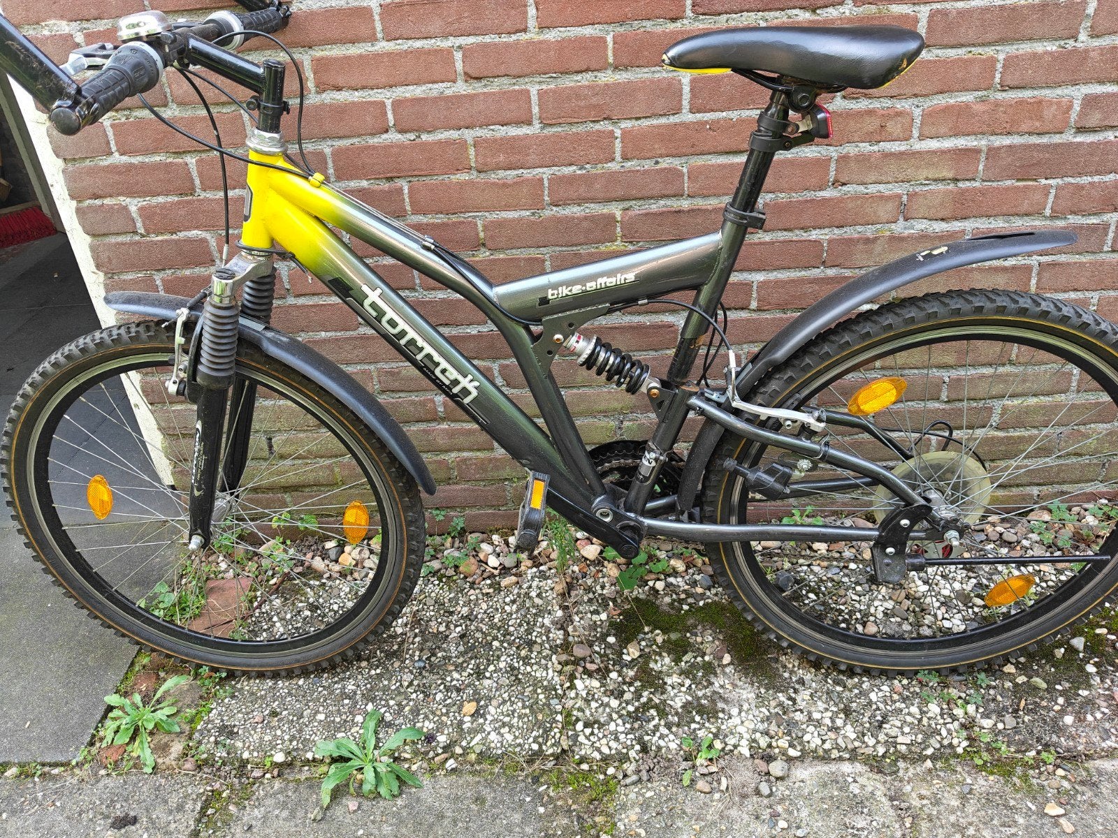 Torrek mountainbike met vering - Gebruikt, Overige merken, Gebruikt, Velgrem, Ophalen of Verzenden