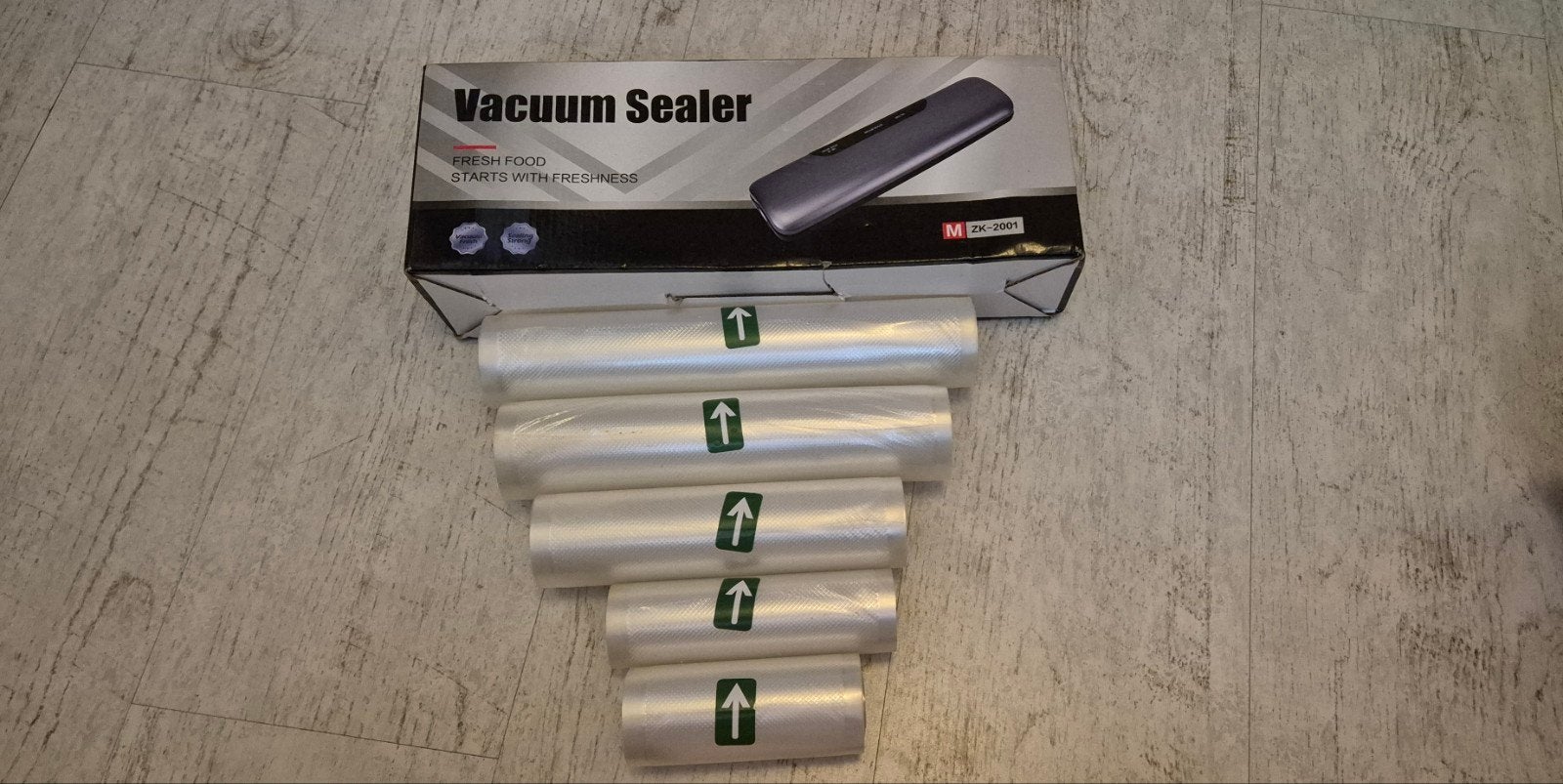 Vacuum Sealer ZK-2001 met zakken, Ophalen of Verzenden, Nieuw