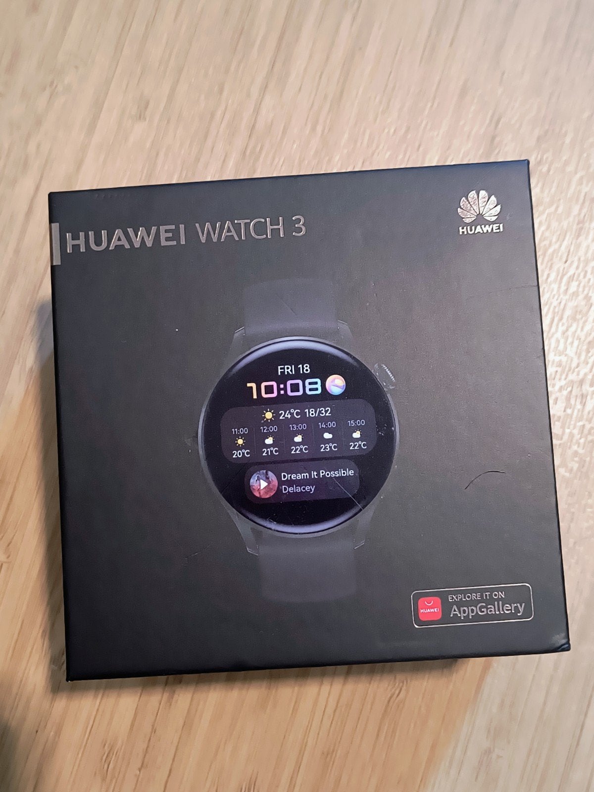 Huawei Watch 3 - eSIM - 46 mm, Ophalen of Verzenden, GPS, Zwart, Android