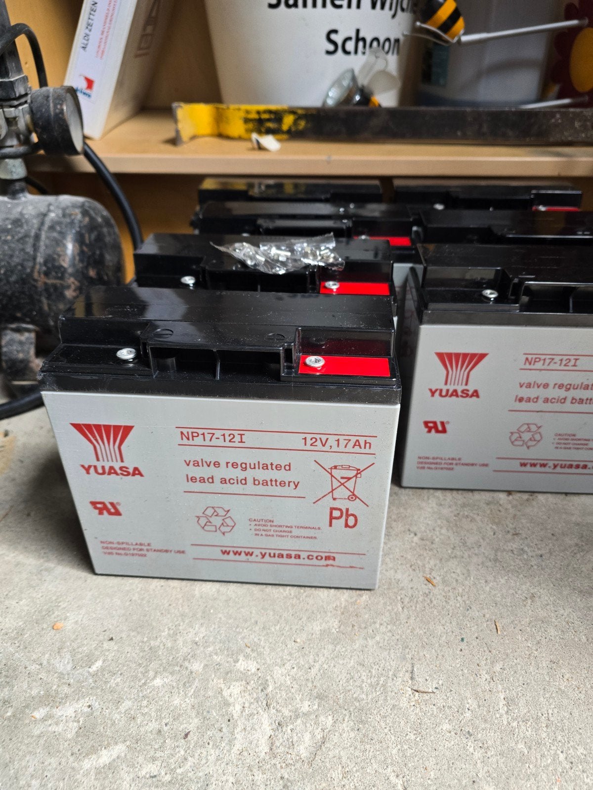 Yuasa Accu's 12V 17Ah - 7 stuks met lichte transportschade, Ophalen of Verzenden, Nieuw